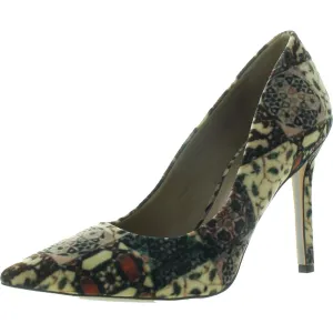 Womens Patent Slip On Evening Heels