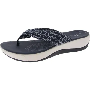 Womens Printed Wedge Sandals