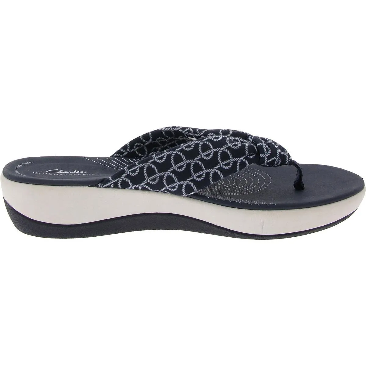 Womens Printed Wedge Sandals