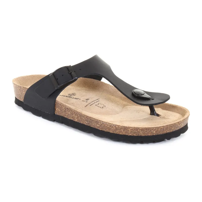 Womens Rosas Oiled Leather Thong