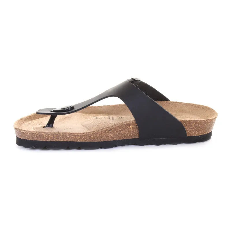 Womens Rosas Oiled Leather Thong