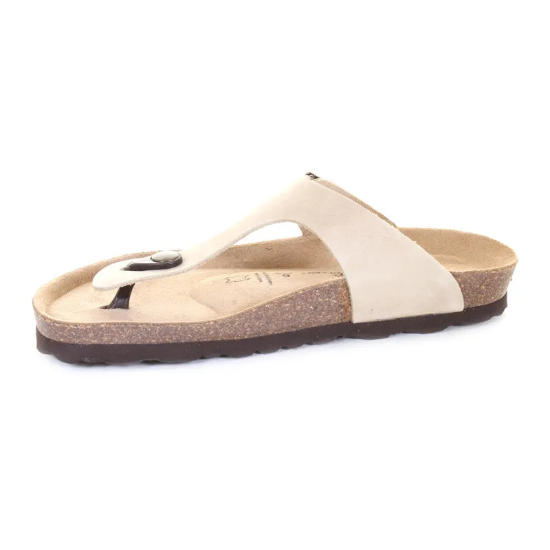 Womens Rosas Oiled Leather Thong