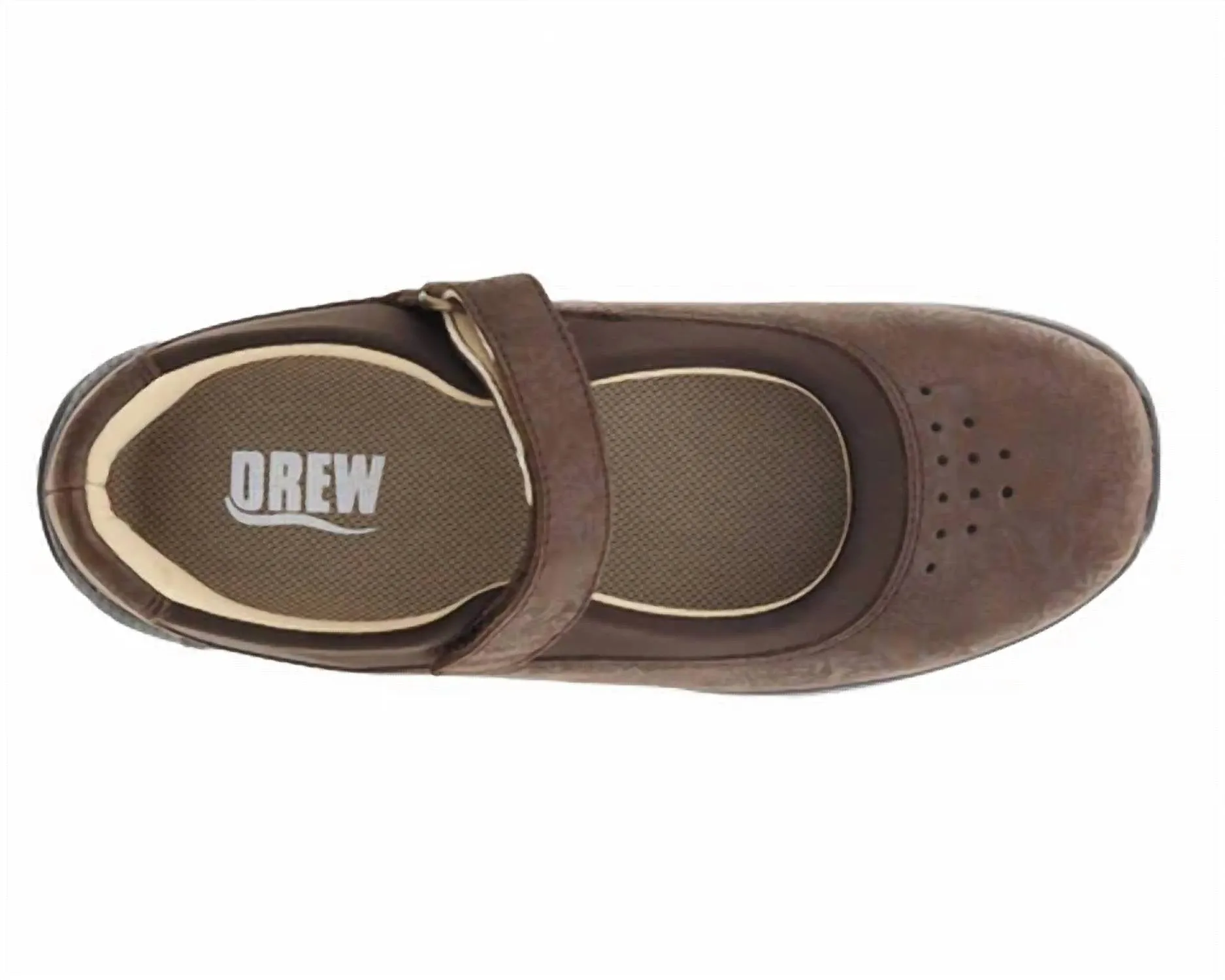 Women's Rose Mary Jane Shoes In Brown Foil