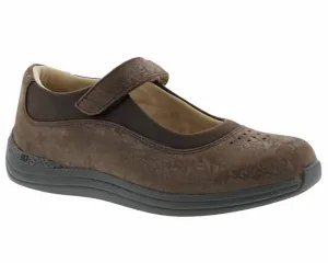 Women's Rose Mary Jane Shoes In Brown Foil