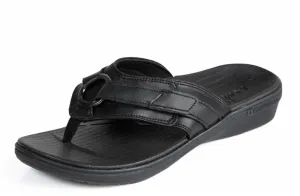Women's Sandal With Adjustable Strap In Black