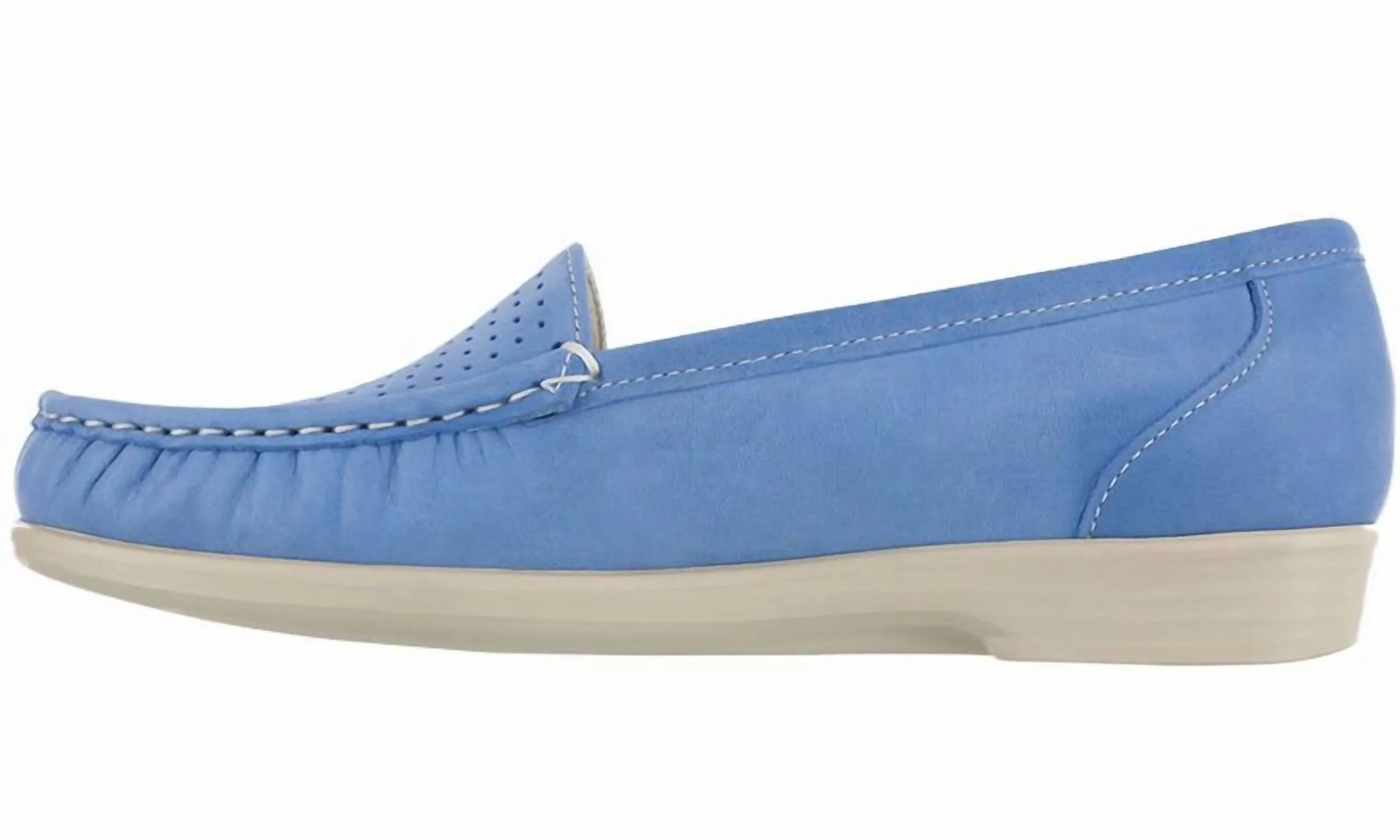 Women's Savvy Slip On Loafer In Denim Nubuck