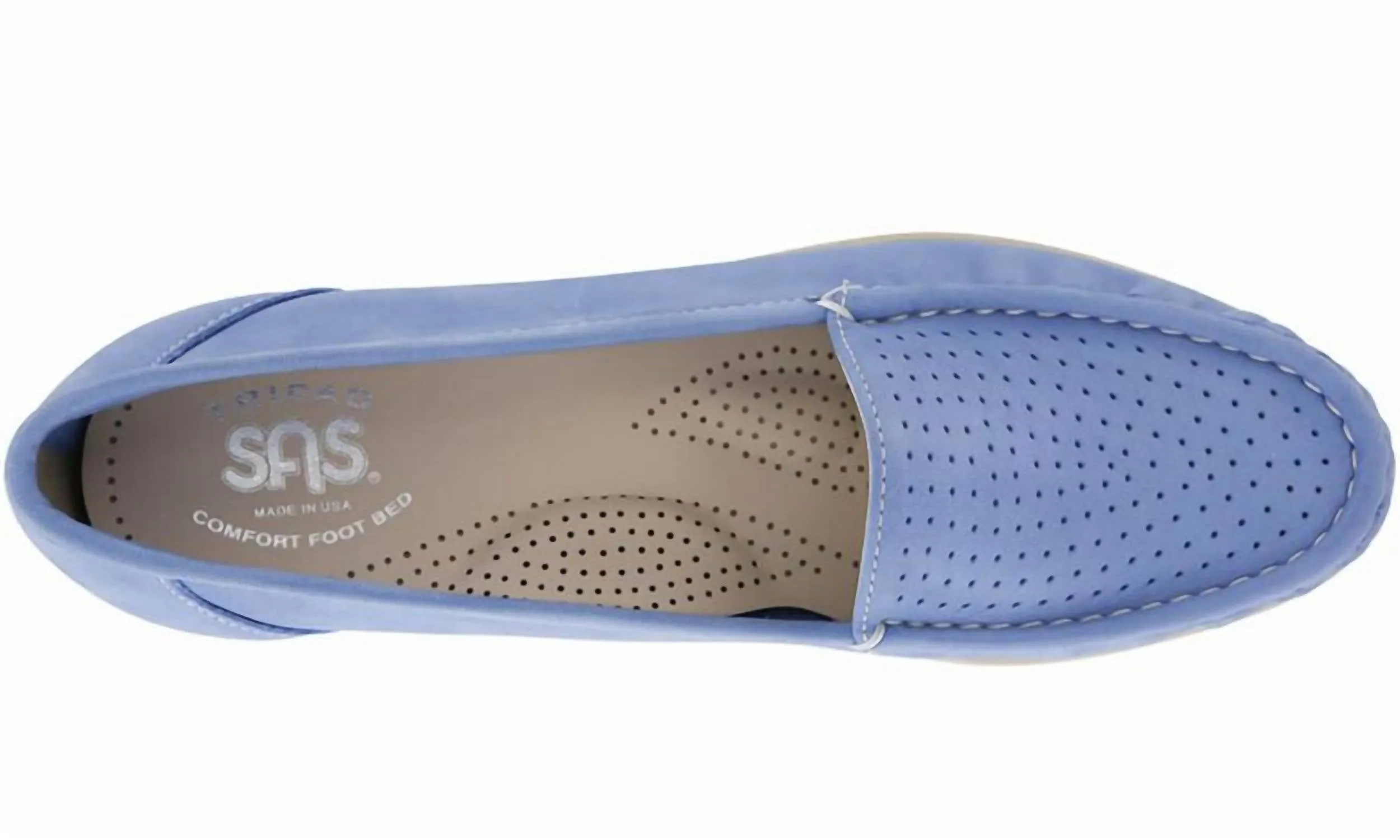 Women's Savvy Slip On Loafer In Denim Nubuck