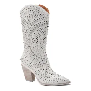 Women's Scootin Boots In White