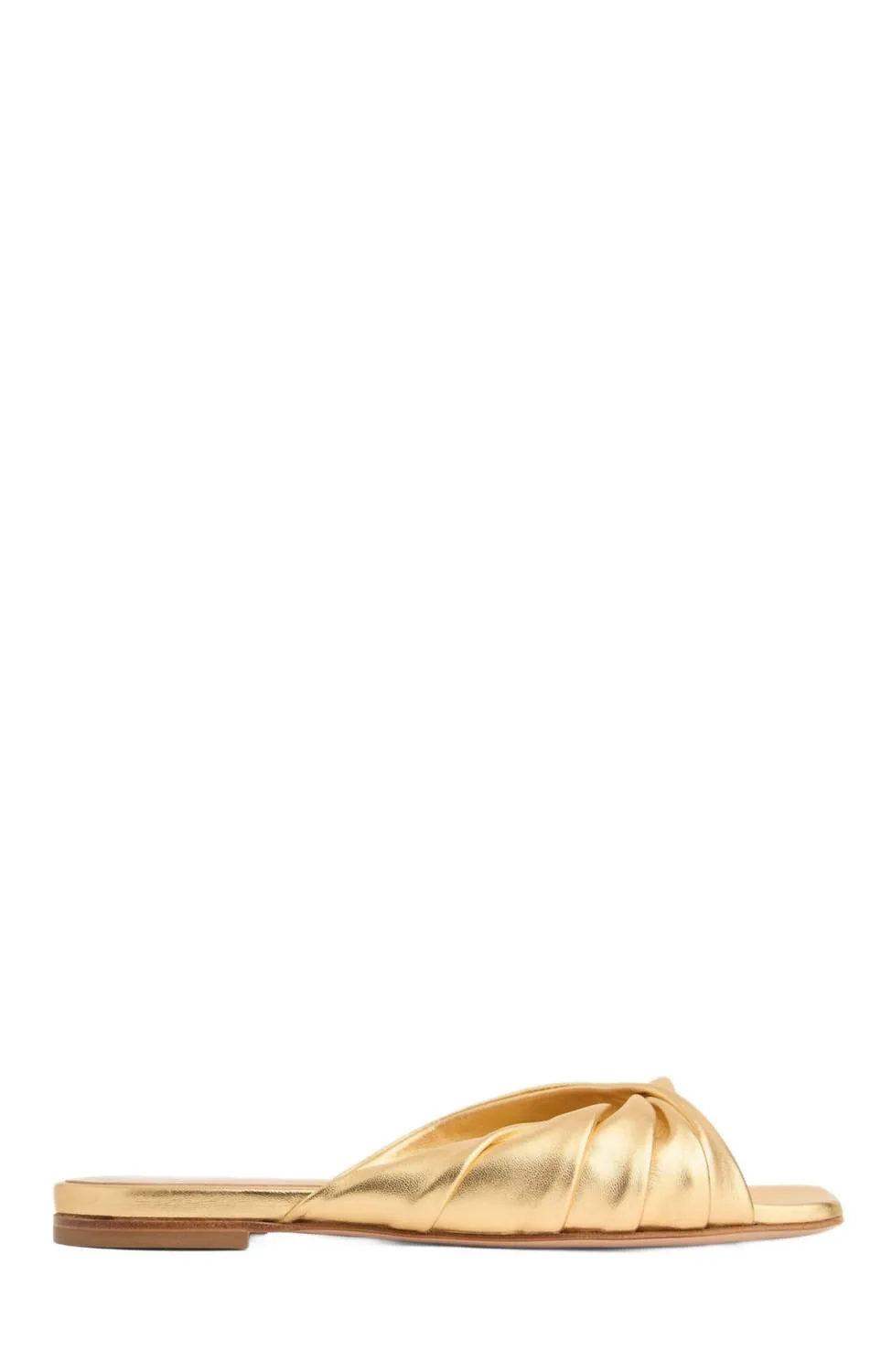 Women's Selene Flat Sandal In Gold