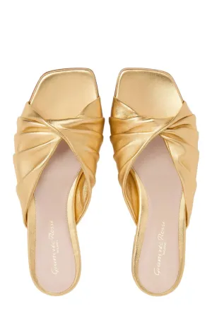 Women's Selene Flat Sandal In Gold