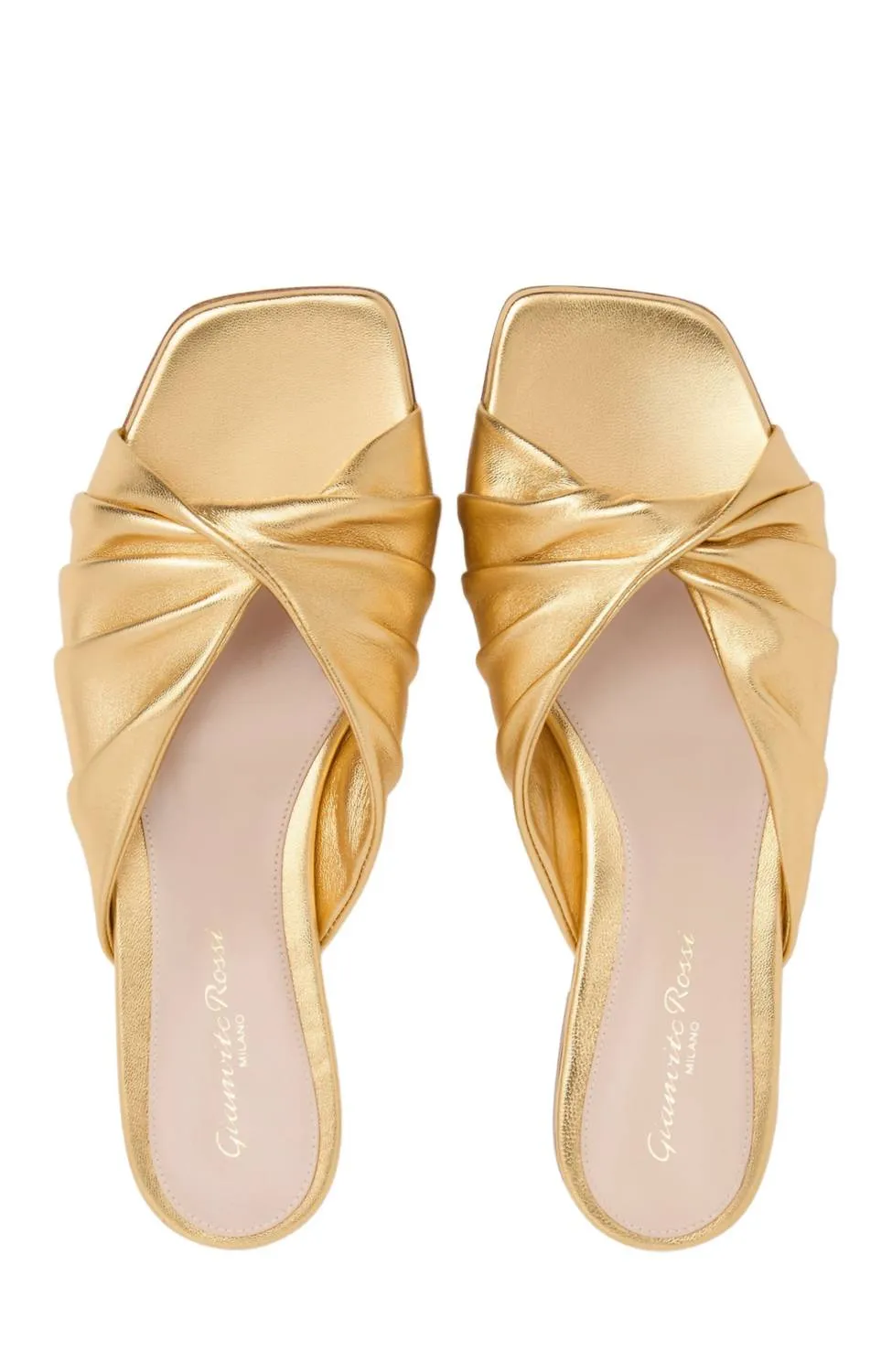 Women's Selene Flat Sandal In Gold
