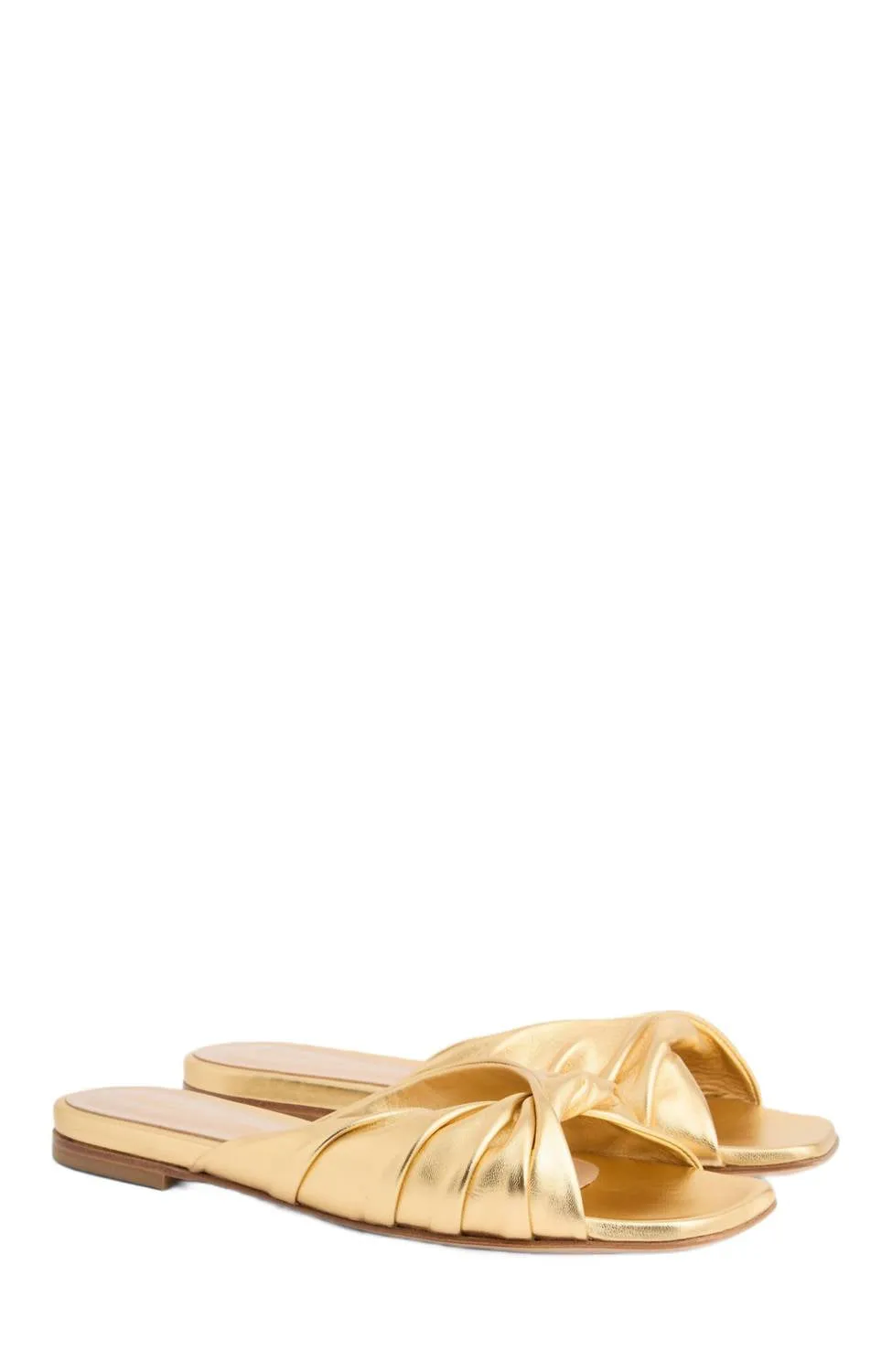 Women's Selene Flat Sandal In Gold