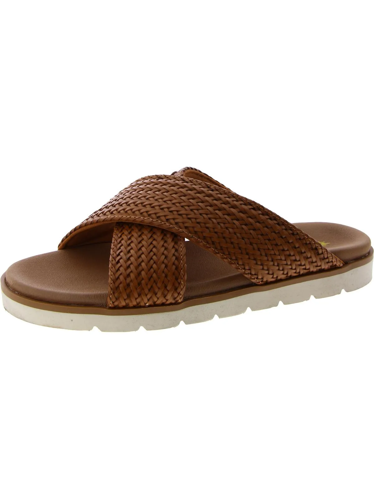 Womens Slip On Open Toe Slide Sandals