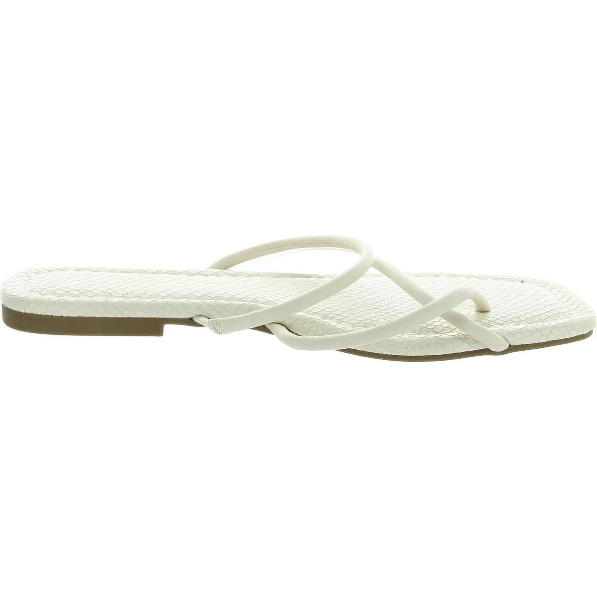 Womens Snake Print Faux Leather Strappy Sandals