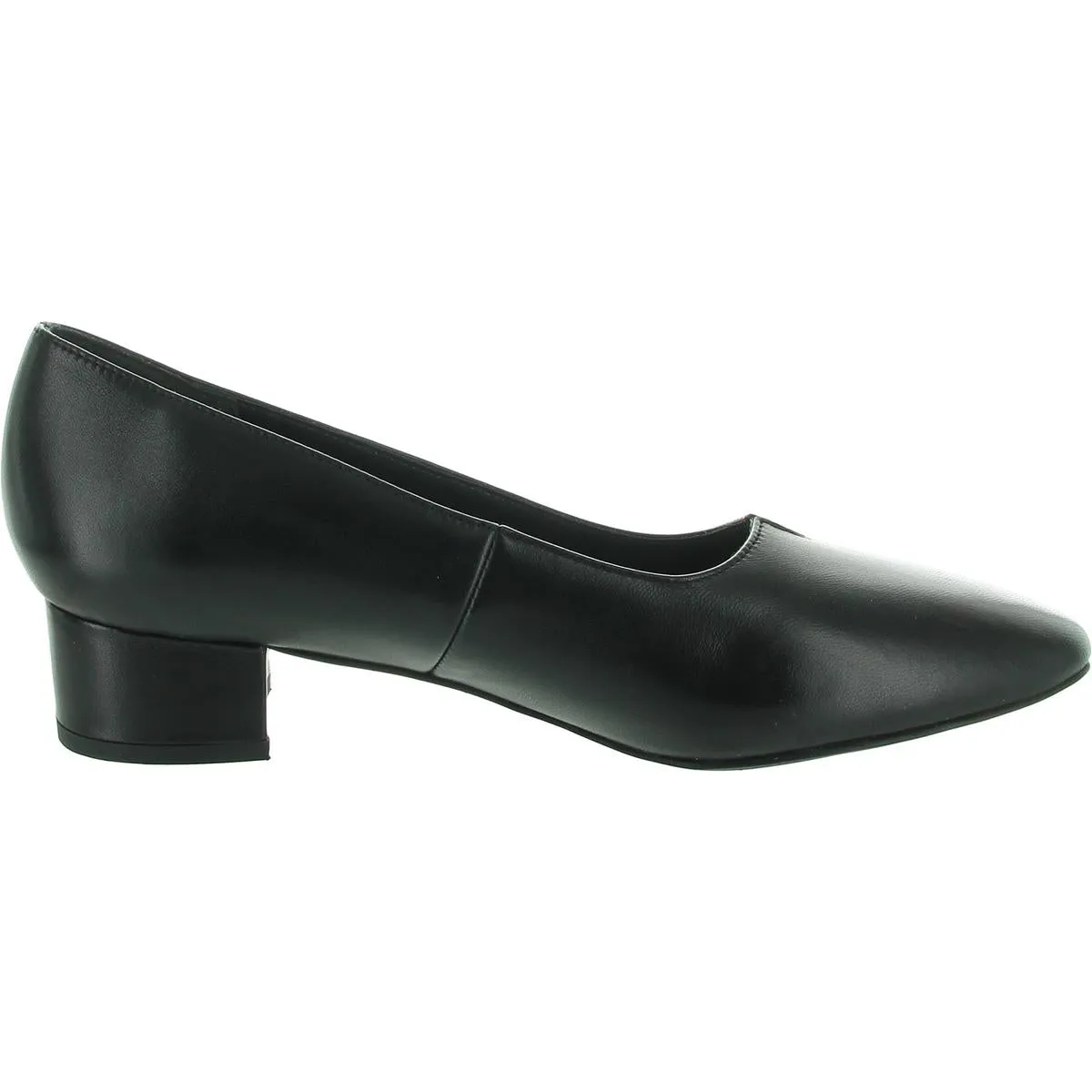 Womens Solid Leather Pumps