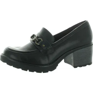 Womens Solid Man Made Pumps