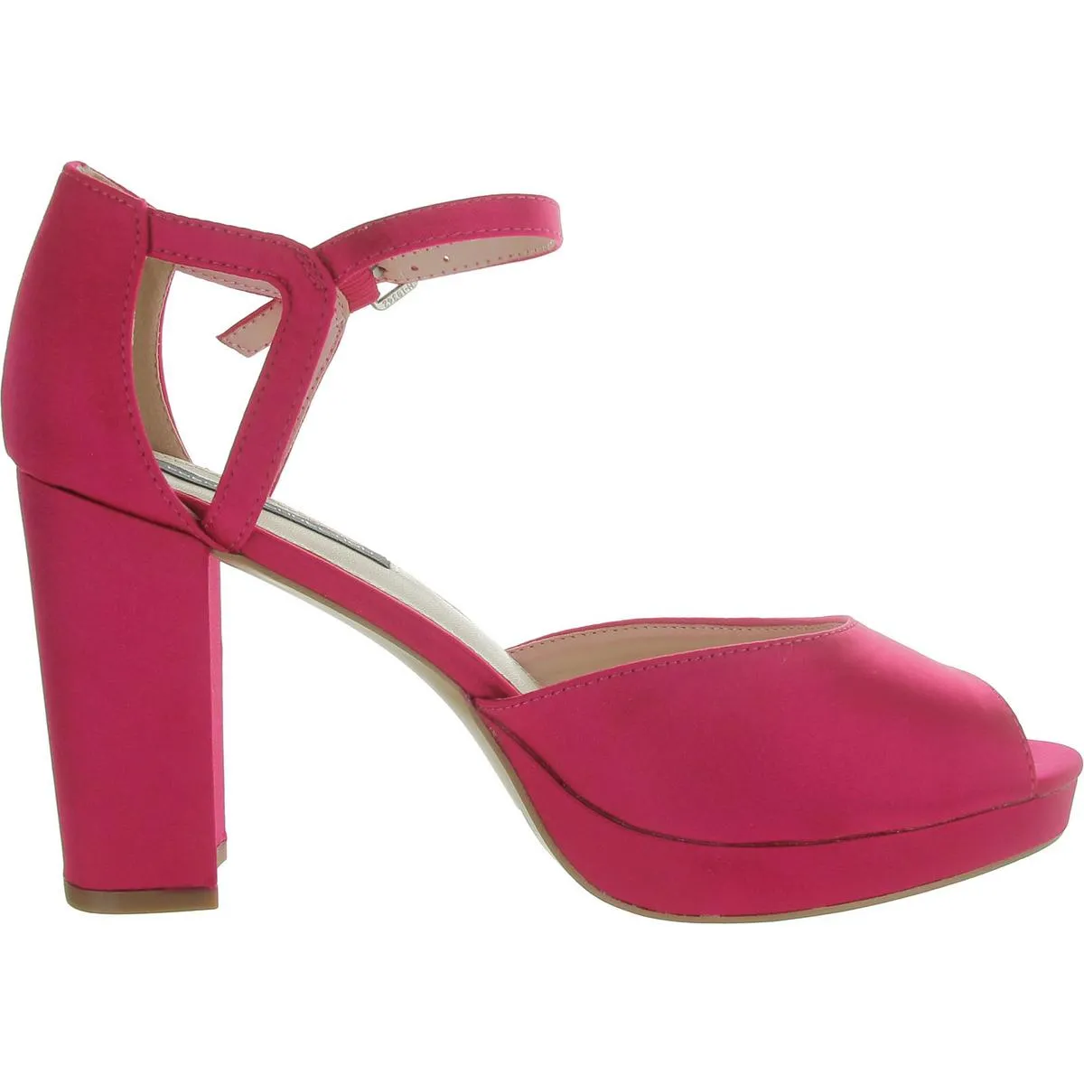 Womens Stiletto Peep Toe Ankle Strap
