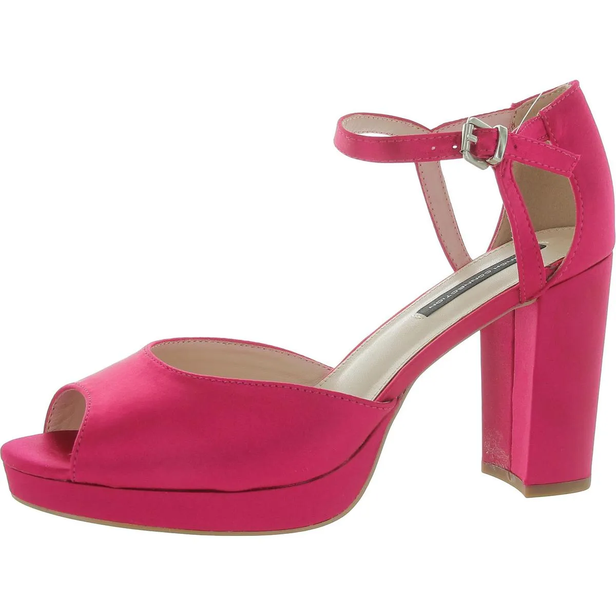 Womens Stiletto Peep Toe Ankle Strap