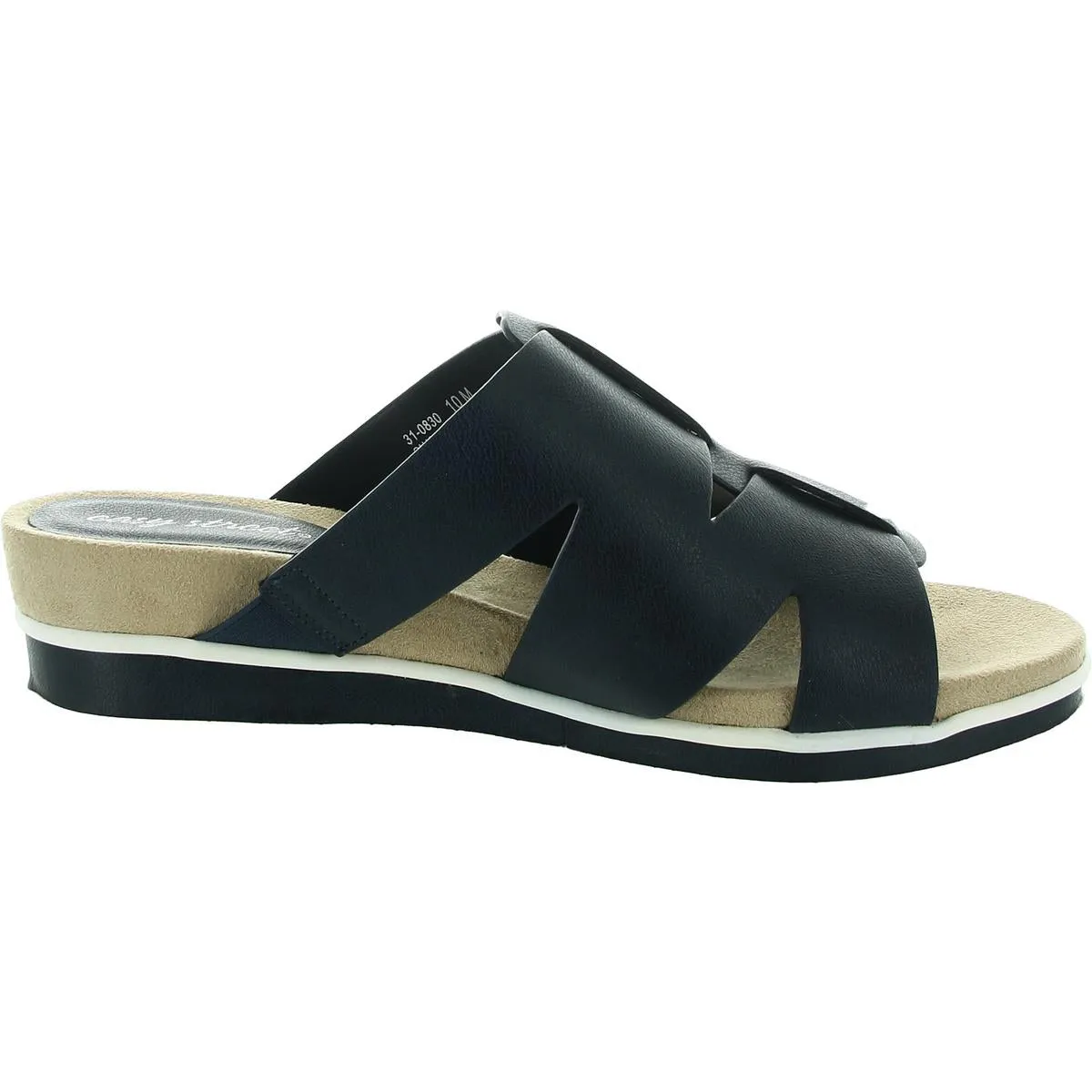 Womens Strappy Man Made Slide Sandals