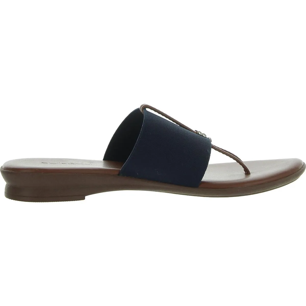 Womens Stretch Canvas Thong Sandals