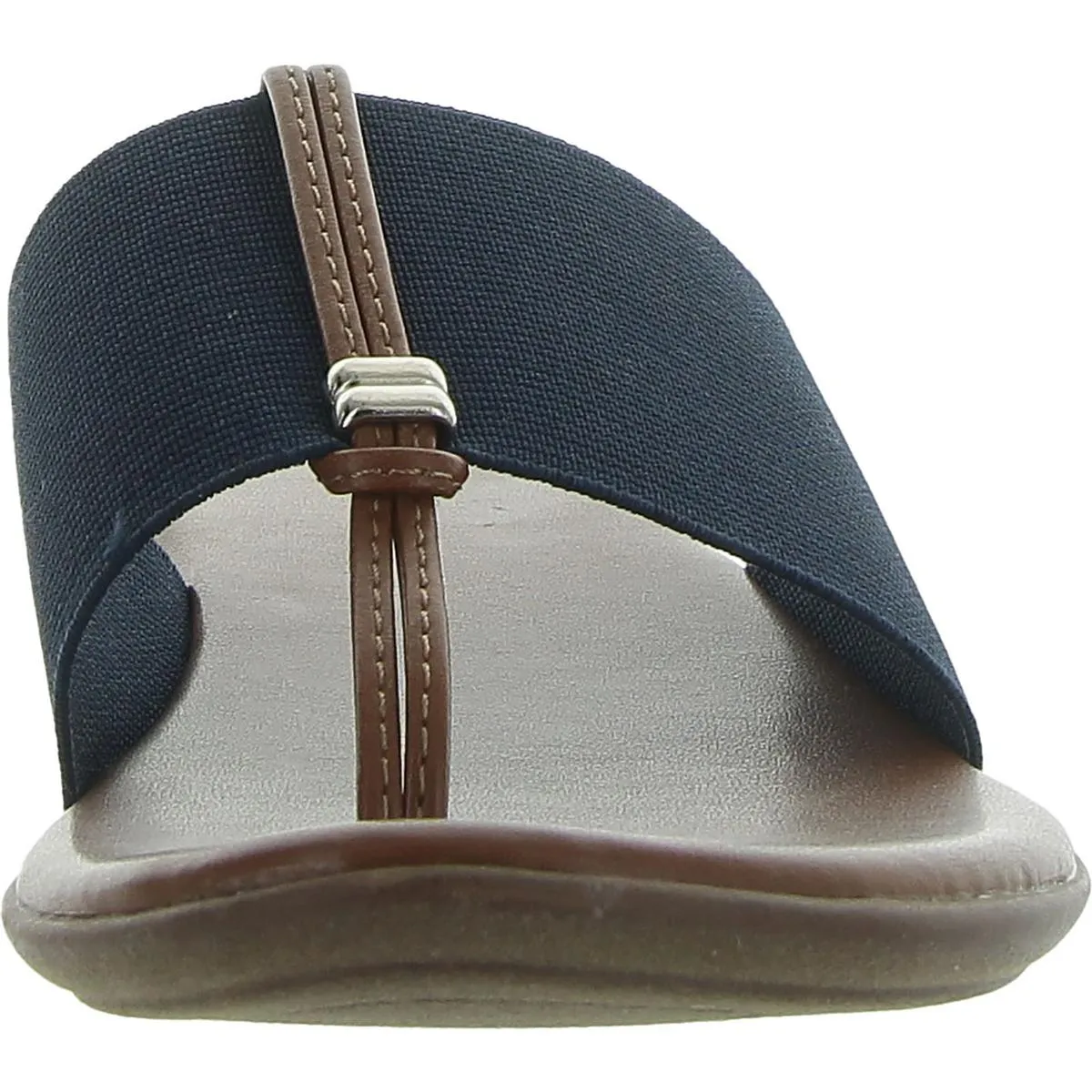 Womens Stretch Canvas Thong Sandals