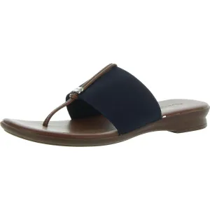 Womens Stretch Canvas Thong Sandals