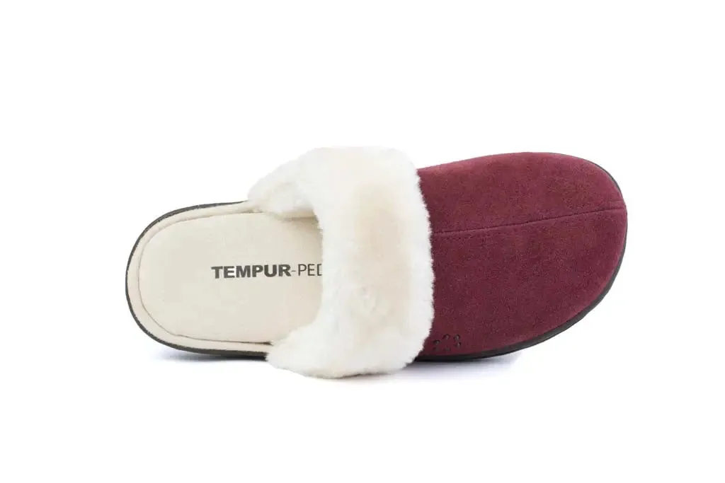 Women's Tempur-Pedic Kensley  Cozy Suede Slipper with Plush Comfort