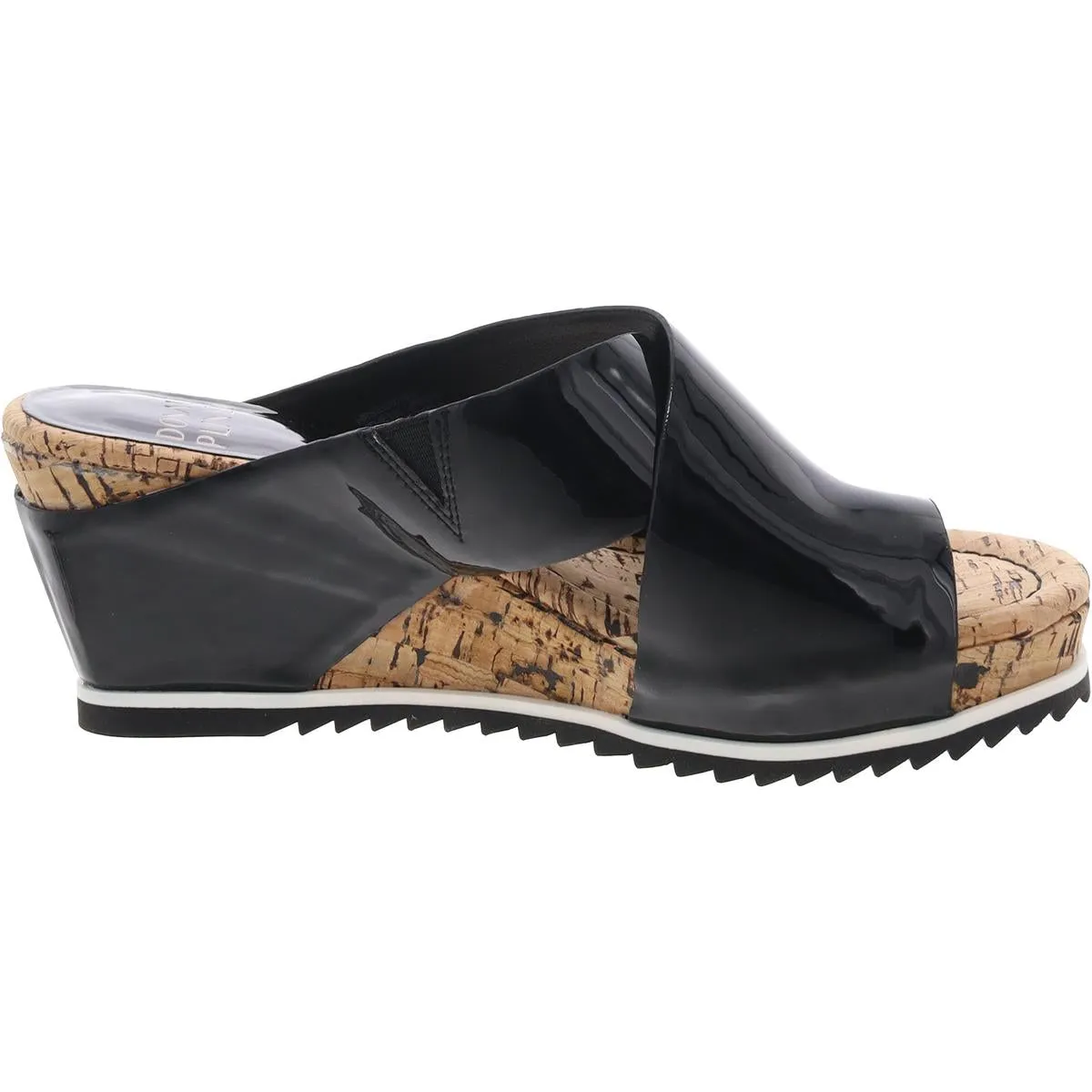 Womens Toe Loop Cork Wedge Sandals