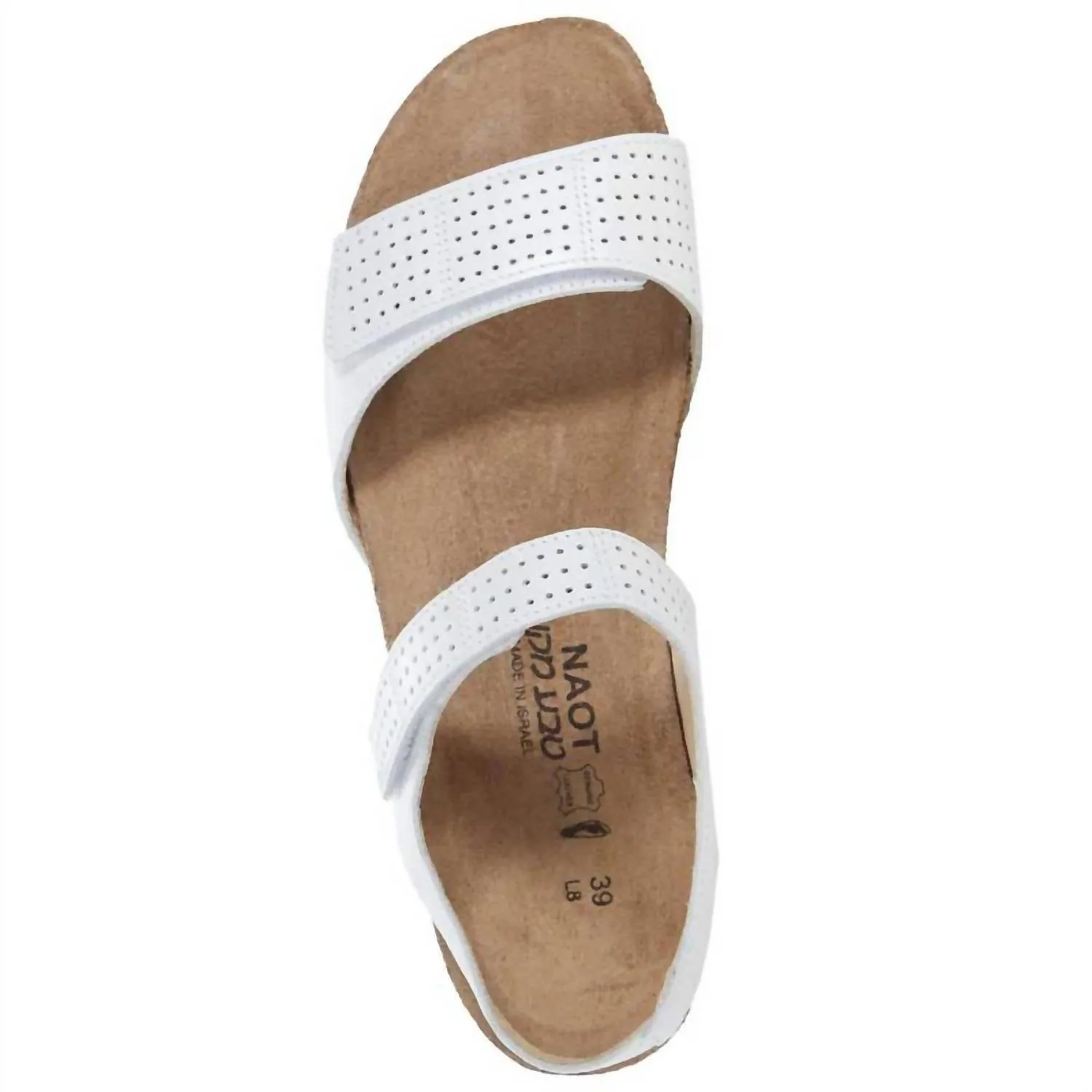Women's Vivian Sandals In White Pearl Leather/silver