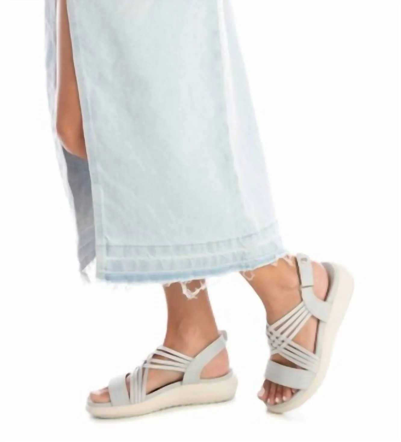 Women's Wedge Sandals In Ice
