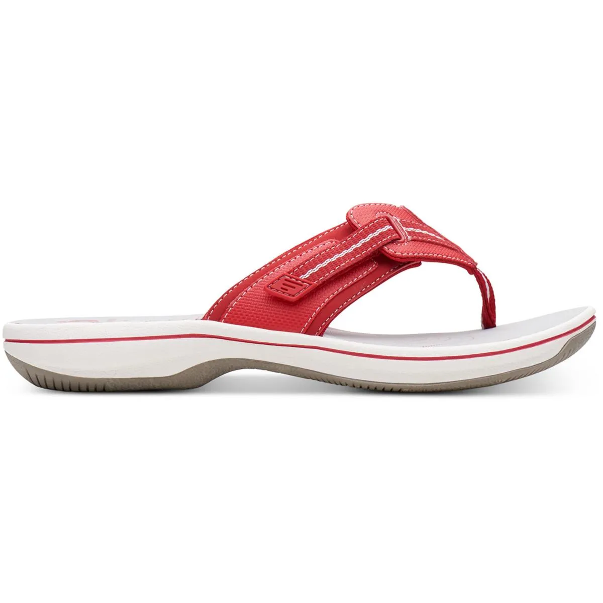 Womens Woven Cushioned Footbed Thong Sandals