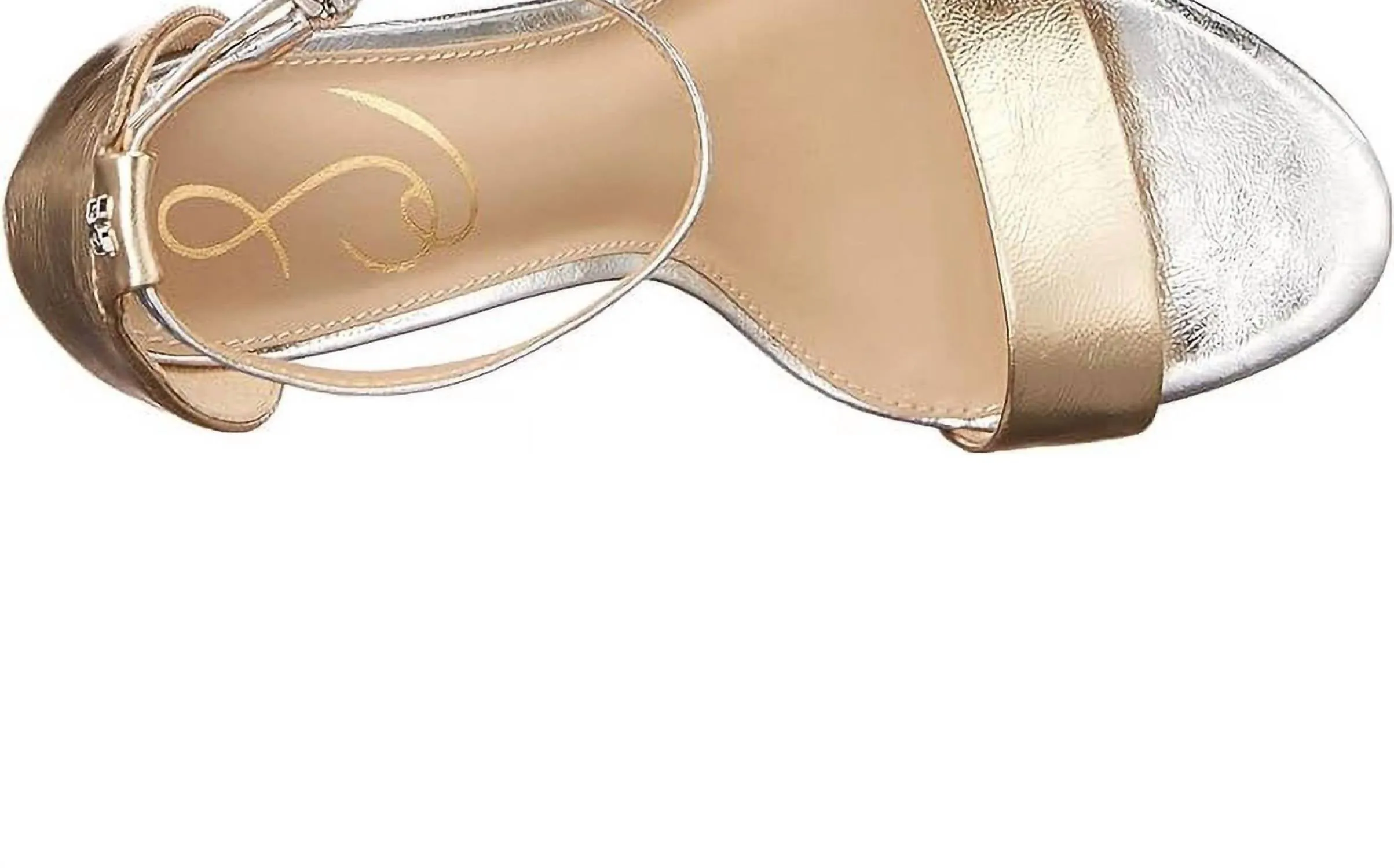 Women's Yaro Lux Block Heels In Gold/silver Lux