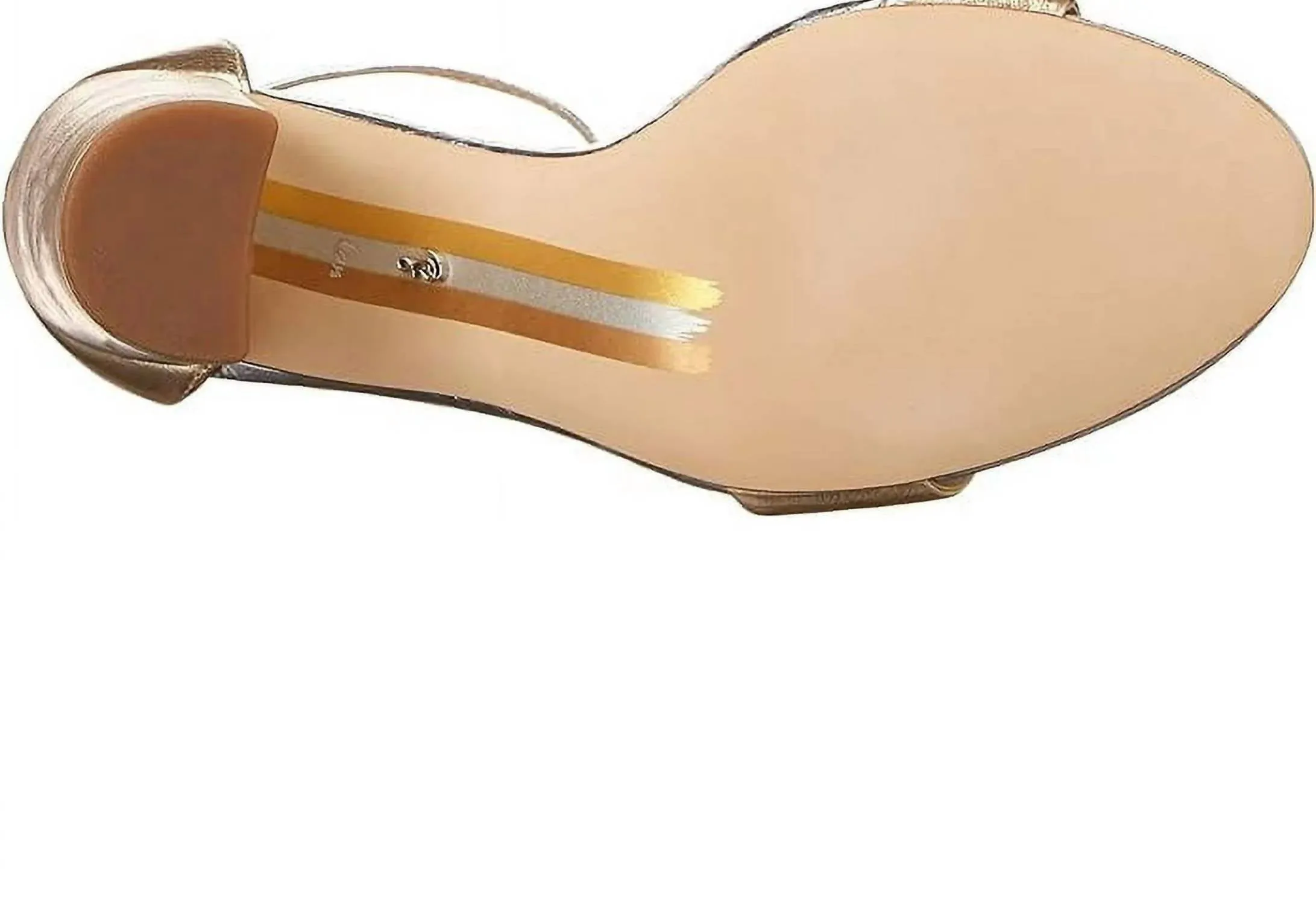 Women's Yaro Lux Block Heels In Gold/silver Lux