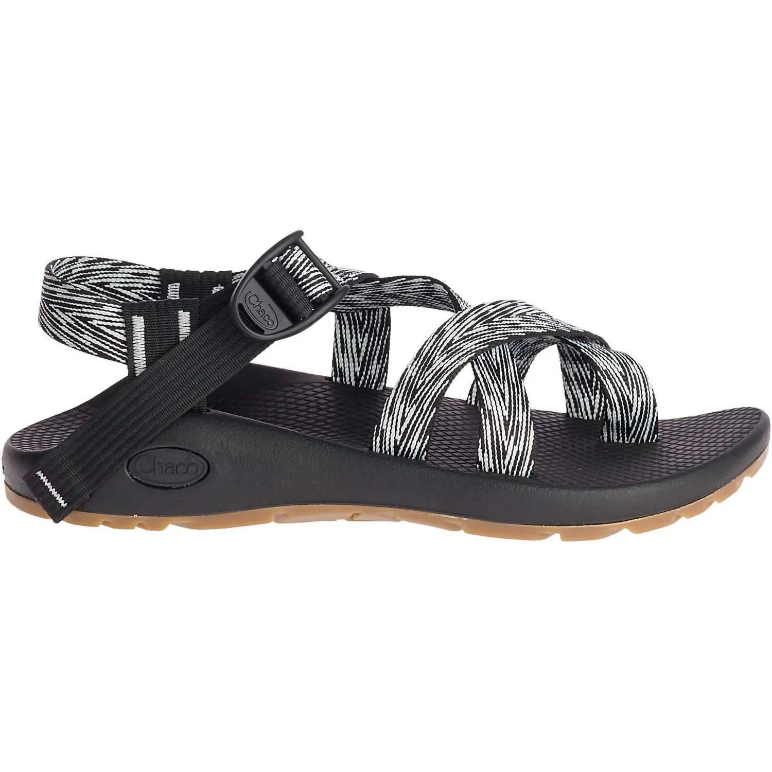 Women's Z/2 Adjustable Strap Classic Sandal In Black/white