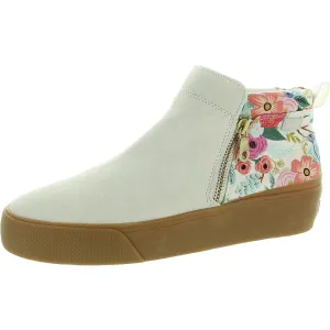 Womens Zipper Leather Flat Shoes