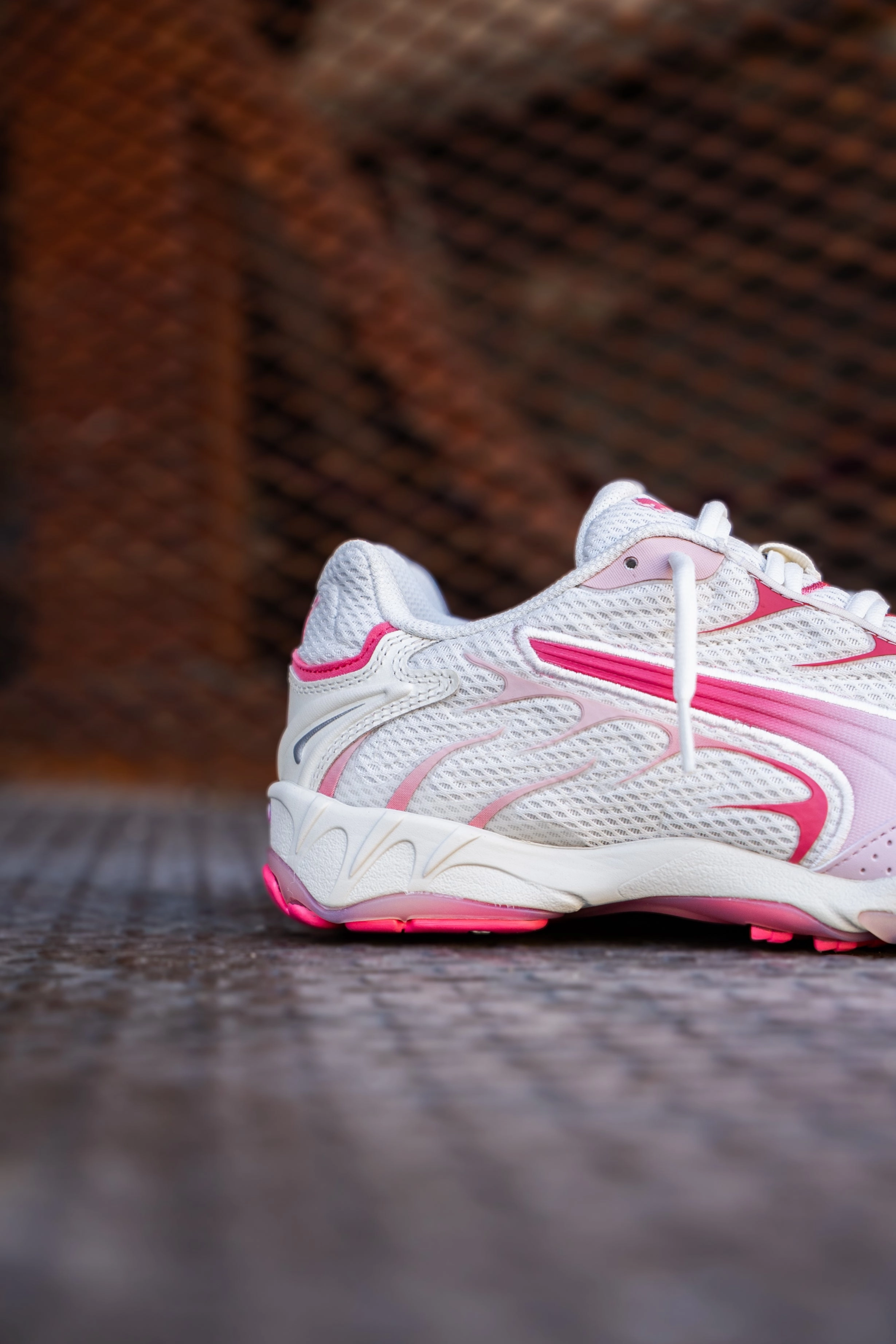 Womens Puma Inhale (Warm White/Magic Rose) Puma athletic shoe visuals