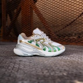 Womens Puma Inverse Shimmer (Warm White/Archive Gold) Puma trendy footwear styles