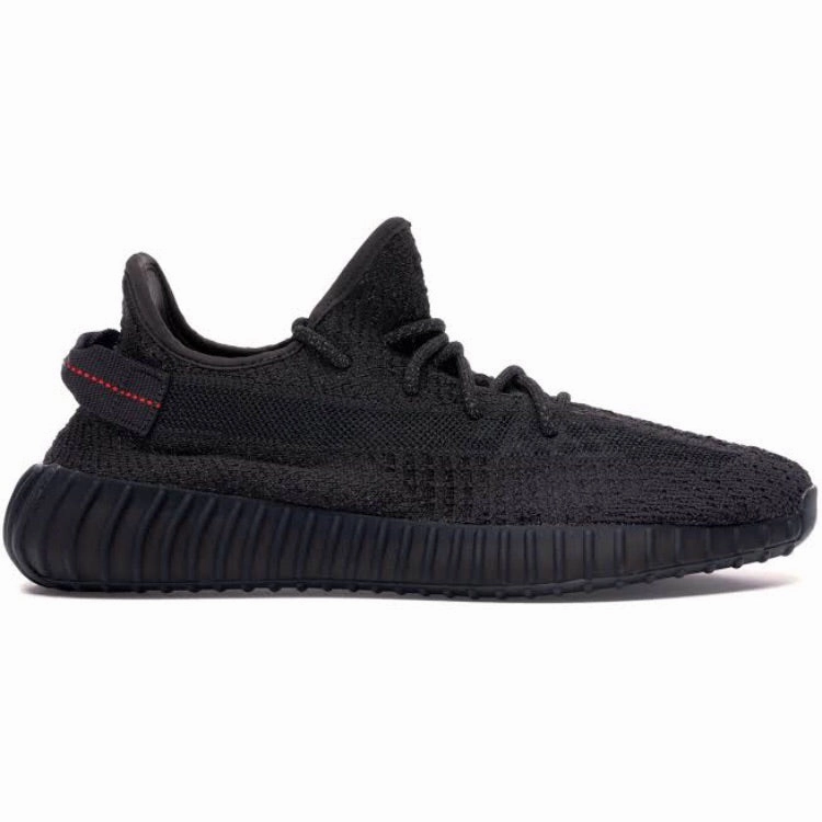 Yeezy Boost 350 V2 Reflective Black Black Breathable Shoes