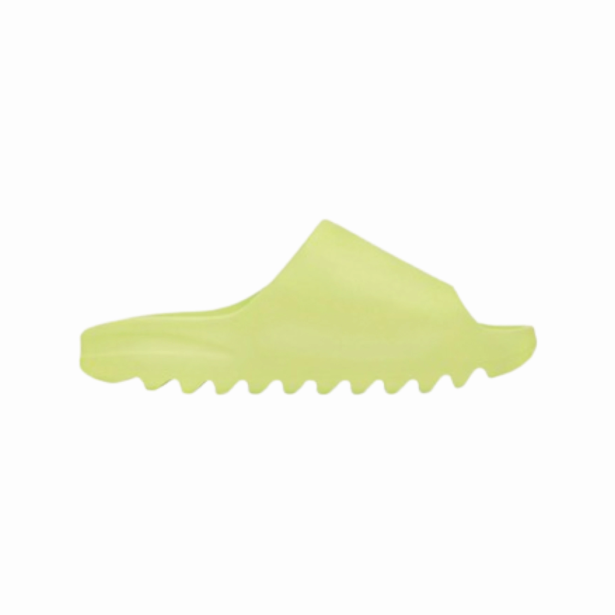 Yeezy Slide Green Glow 2022 Restock 2nd Restock Breathable Shoes