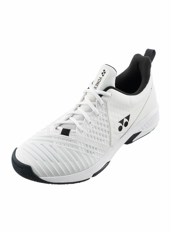 Yonex Men's Sonicage 3 PLUS 4E (White/Black)