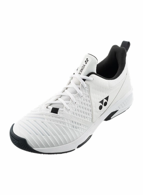 Yonex Men's Sonicage 3 PLUS 4E (White/Black)