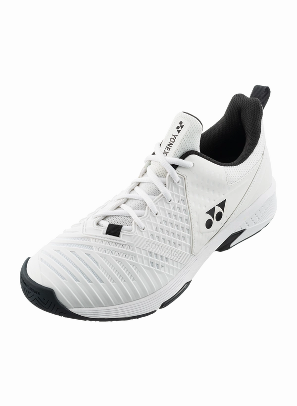 Yonex Men's Sonicage 3 PLUS 4E (White/Black)