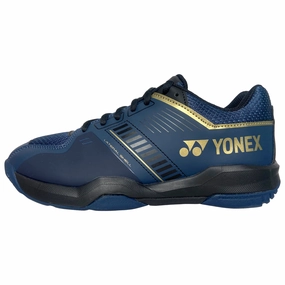 Yonex Power Cushion Strider Flow WIDE Men's Indoor - Navy/Gold Court badminton men's shoes