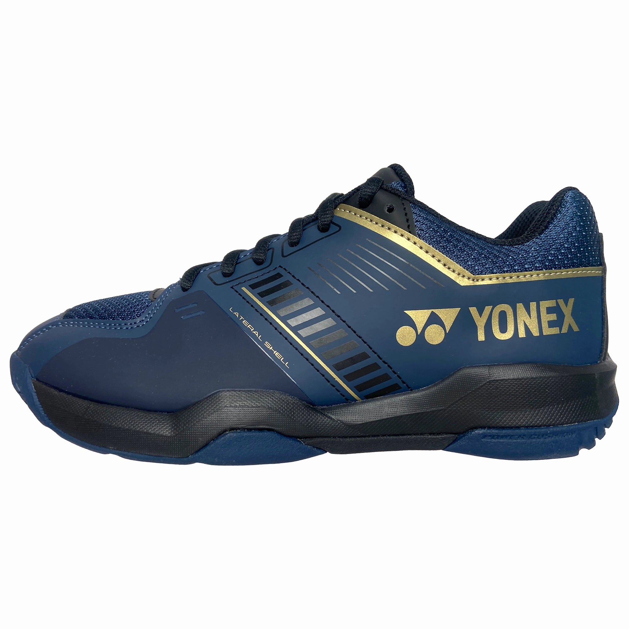 Yonex Power Cushion Strider Flow WIDE Men's Indoor - Navy/Gold Court badminton men's shoes