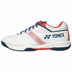 Yonex Power Cushion Strider Flow WIDE Men's Indoor - White/Red Court badminton men's shoes