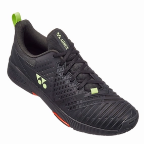 Yonex Sonicage 3 All Court Black Lime Mens Tennis Shoes Yonex tennis shoes