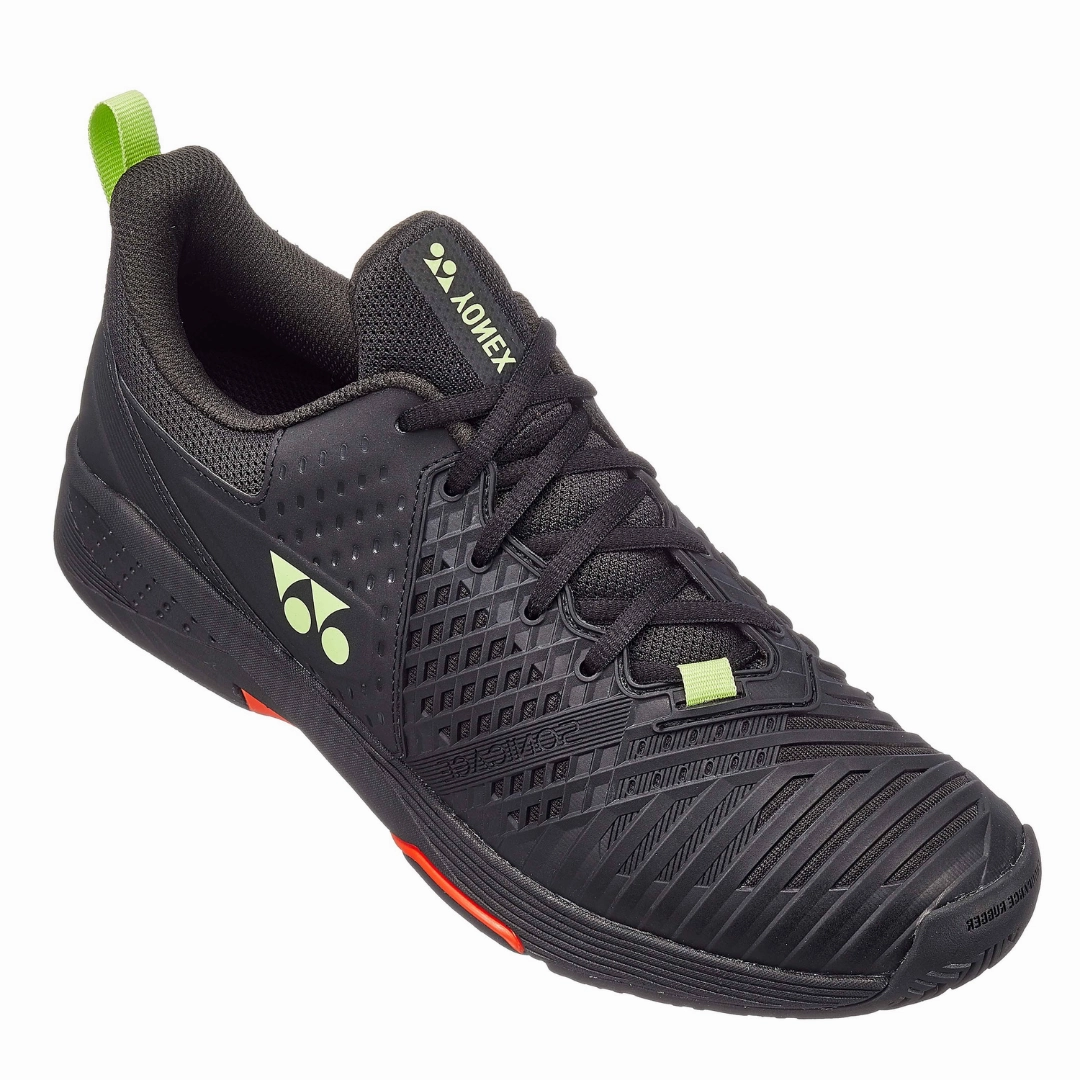 Yonex Sonicage 3 All Court Black Lime Mens Tennis Shoes