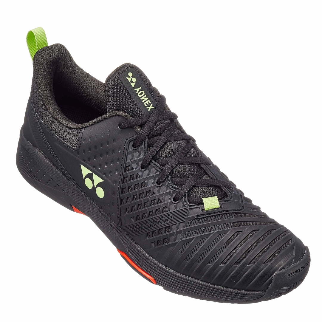 Yonex Sonicage 3 All Court Black Lime Mens Tennis Shoes