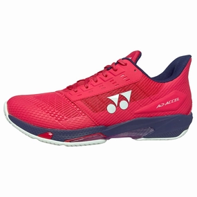 Yonex Women's Power Cushion Ad Accel Sunset Red Hard court women's shoes