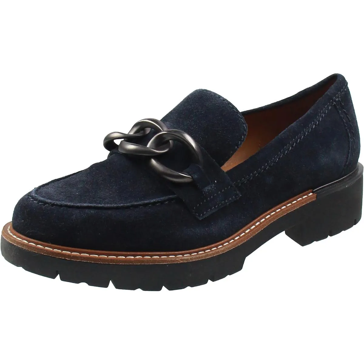 Zalor Womens Chain Loafers